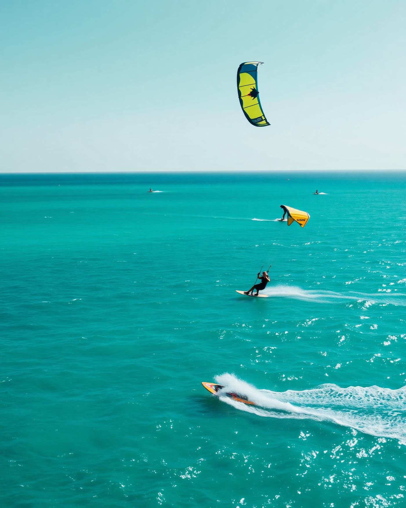 Kitesurfing